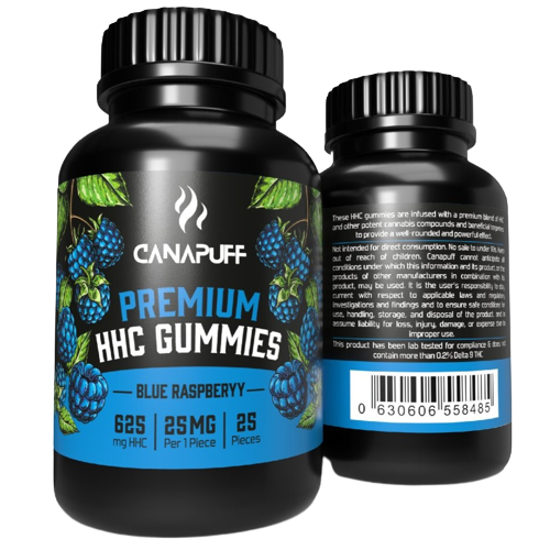 CanaPuff HHC Gummies Blue Raspberry