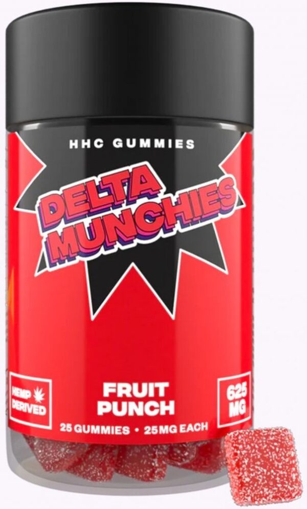 Delta Munchies Gyümölcs puncs HHC Gummies