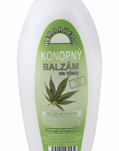 Herbavera Konopný balzám na vlasy regenerační 550 ml