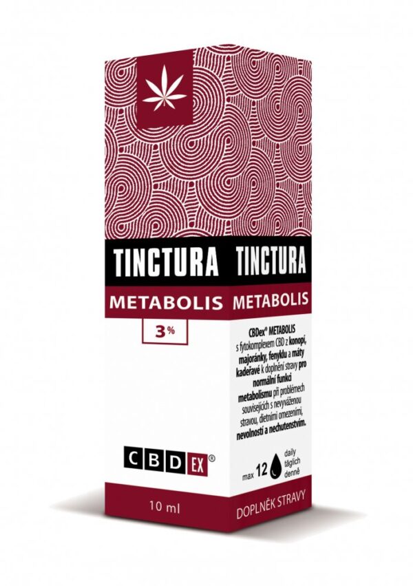 CBDex Tinktúra METABOLIS 3%