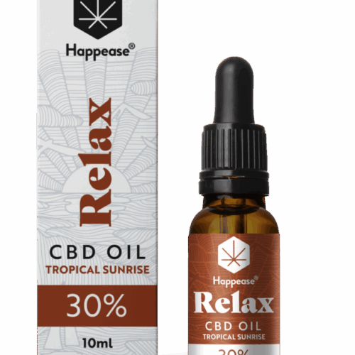 Happease Relax CBD Oil Tropical Sunrise