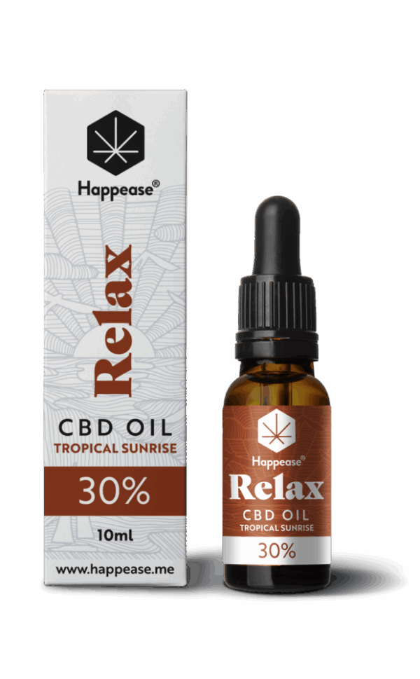 Happease Relax CBD Oil Tropical Sunrise