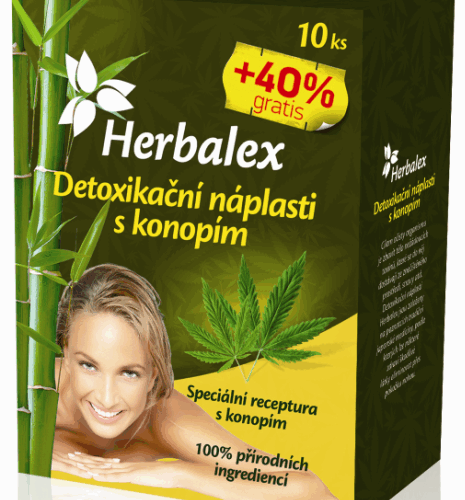 Herbalex detox foltok kannabisszal 10pcs + 40% ingyenes