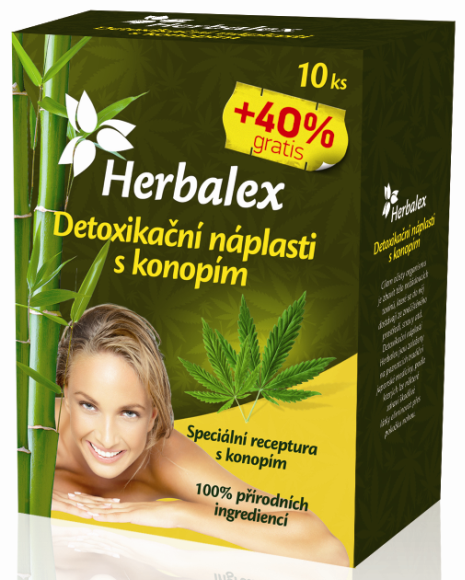 Herbalex detox foltok kannabisszal 10pcs + 40% ingyenes