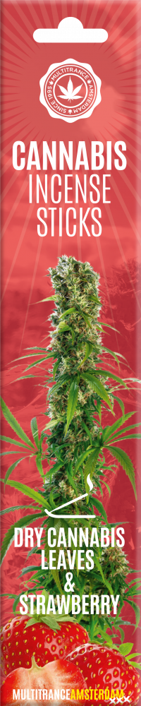 Cannabis tömjénrudak Dry Cannabis & Strawberry