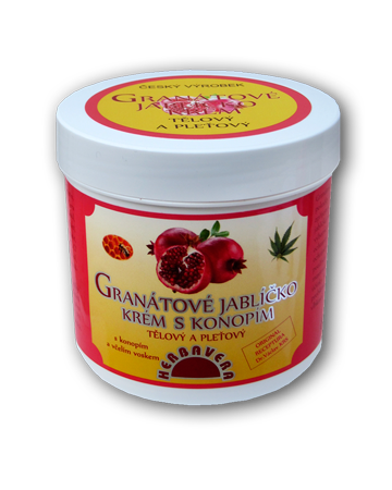 Herbavera Krém gránátalmával és kenderrel 250 ml