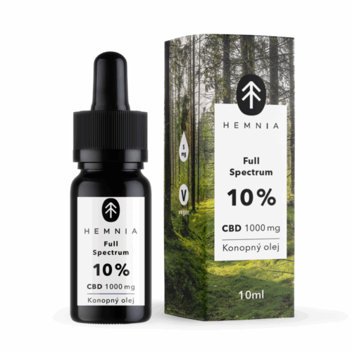 Hemnia Teljes spektrumú CBD kenderolaj 10%