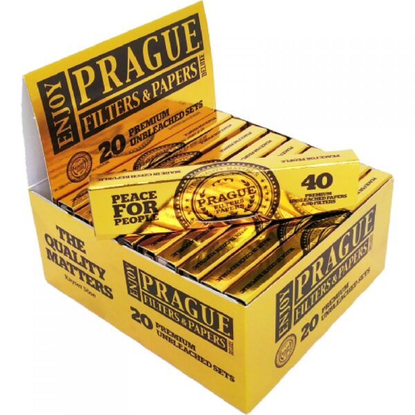 Prague Filters and Papers - Óriás méret Papírok és Szűrők - Fehérítetlen Állítsa be a - Box nak