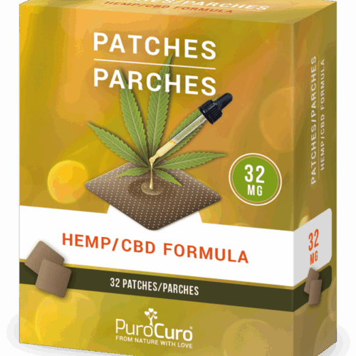 PuroCuro 32 mg kender CBD formula tapaszok