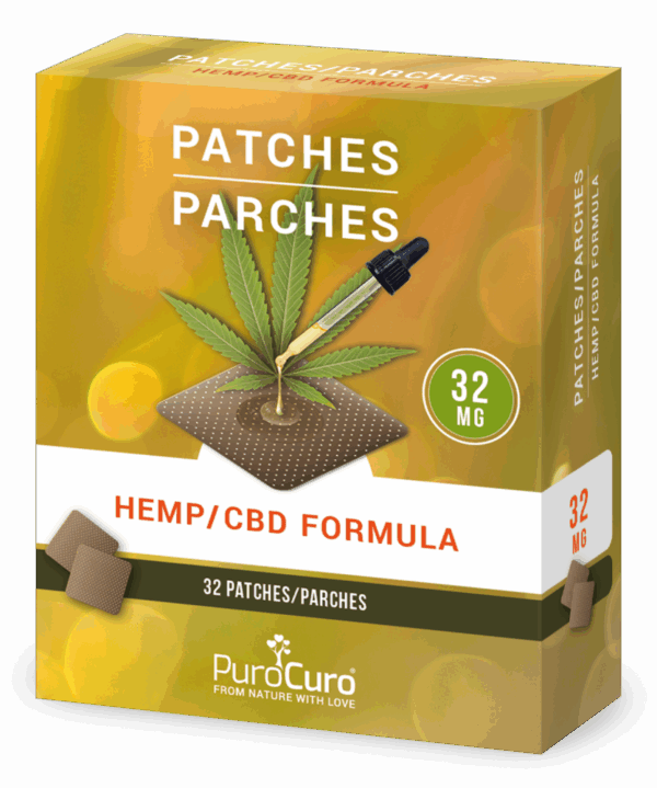 PuroCuro 32 mg kender CBD formula tapaszok