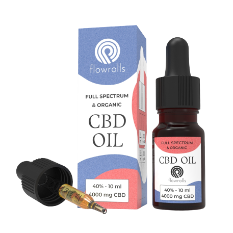 Flowrolls CBD teljes spektrumú olaj 40%