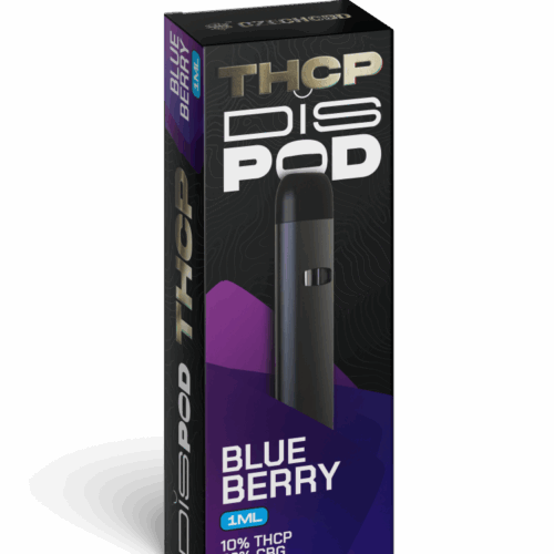 Czech CBD THCP Vape Pen DisPOD BlueBerry 10% THCP