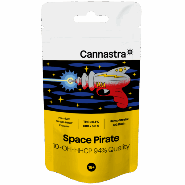 Cannastra 10-OH-HHCP Flower Space Pirate 94%-os minőség