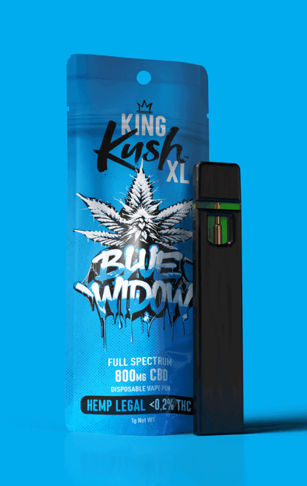 King Kush XL CBD Vape Pen Blue Widow