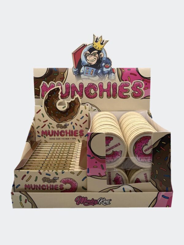 Monkey King Munchies daráló sodrópapírral és tippekkel