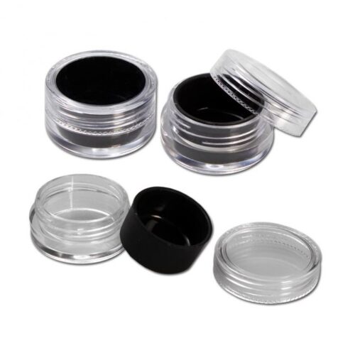 Olaj Black Leaf Műanyag doboz szilikon betéttel - 10 ml fekete