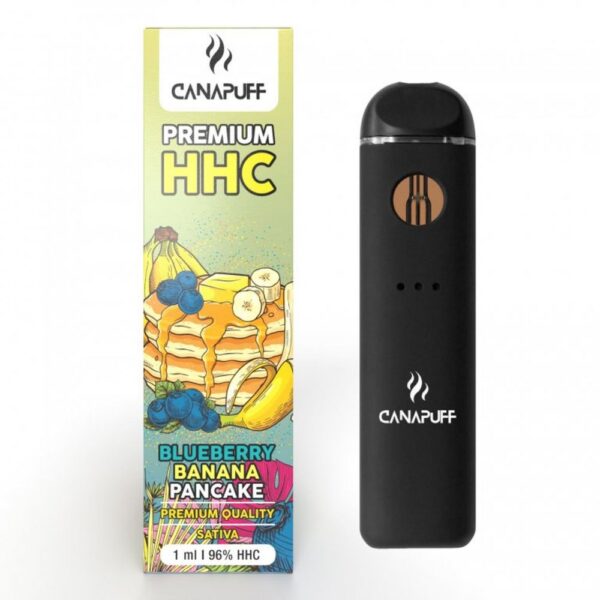 CanaPuff Vape toll BLUEBERRY BANANA PANCAKE 96 % HHC