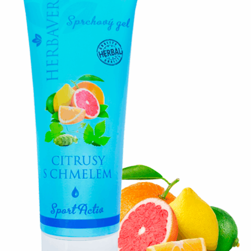 Herbavera Sport aktív tusfürdő citrusokkal és komlóval 250 ml