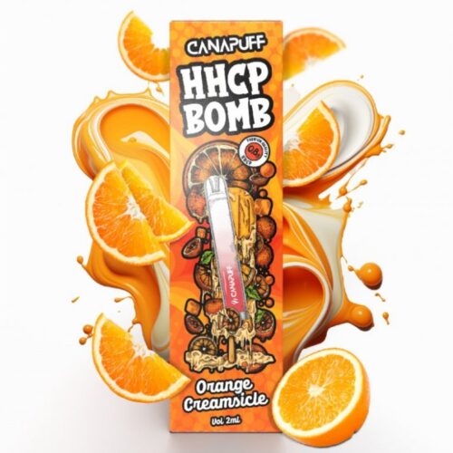 CanaPuff HHCP Vape Pen BOMB Orange Creamsicle