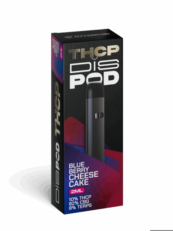 Czech CBD THCP Vape Pen disPOD Áfonya sajttorta 10% THCP