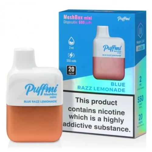 Puffmi MeshBox mini Vape Pen Blue Razz Limonádé
