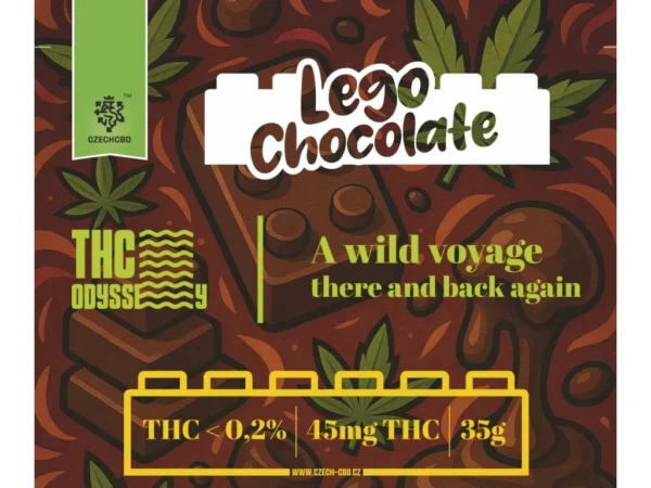 Czech CBD THC Odyssey csokoládé lego