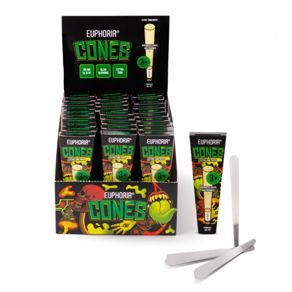 Euphoria Kingsize Slim kúpok + szűrők