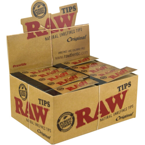 RAW Eredeti Tippek fehérítetlen szűrők - 50 pcs ban ben doboz