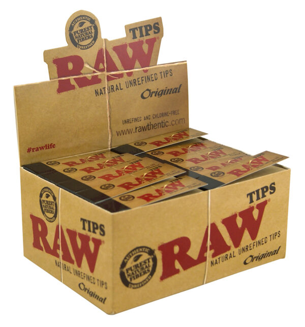 RAW Eredeti Tippek fehérítetlen szűrők - 50 pcs ban ben doboz