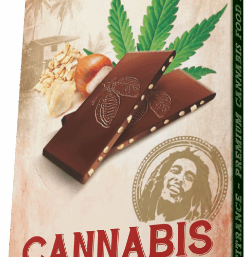 Bob Marley Cannabis & Mogyorós étcsokoládé