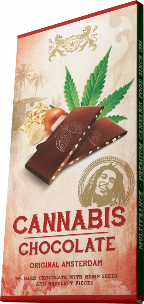 Bob Marley Cannabis & Mogyorós étcsokoládé