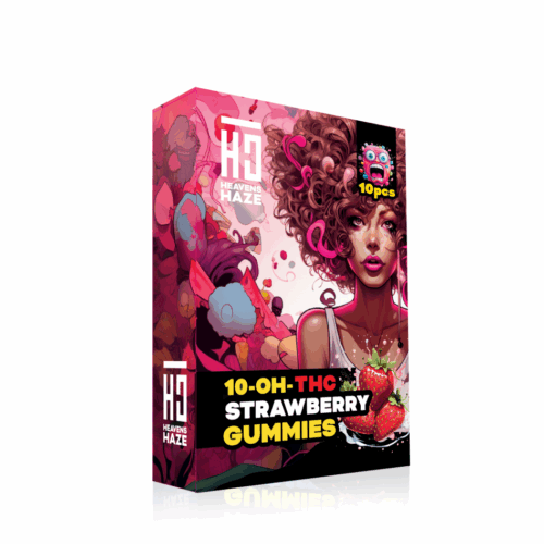Heavens Haze 10-OH-THC Gummies Strawberry