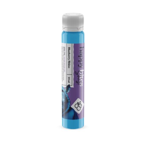 Happy Bites THC+ Shot Blueberry Rhino