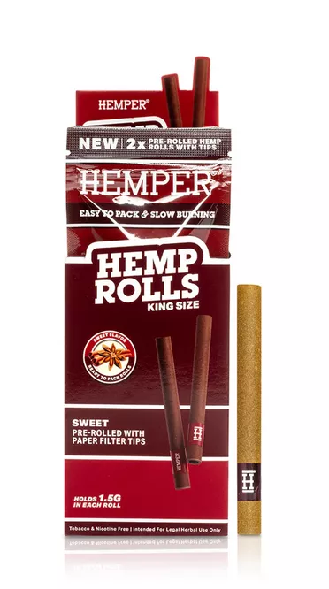 HEMPER Hemp Rolls King Size papírcsutora 2db-os - Édes