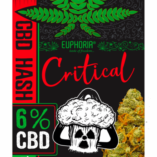 Euphoria CBD Hash 6% kritikus