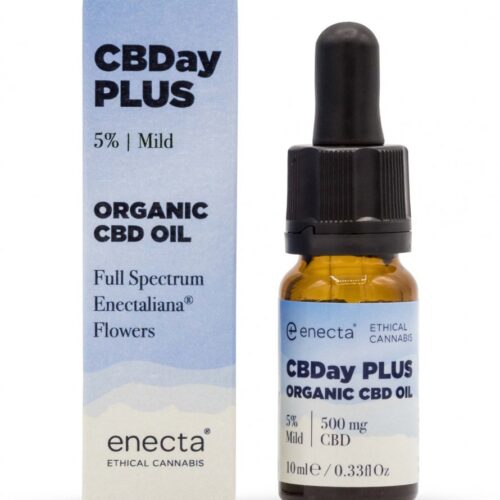 Enecta CBDay Plus Mild Full Spectrum CBD olaj 5%