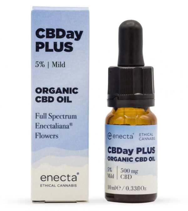 Enecta CBDay Plus Mild Full Spectrum CBD olaj 5%