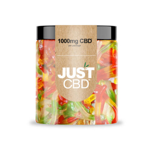 JustCBD Gummies Worms 250 mg - 3000 mg CBD 1000 mg