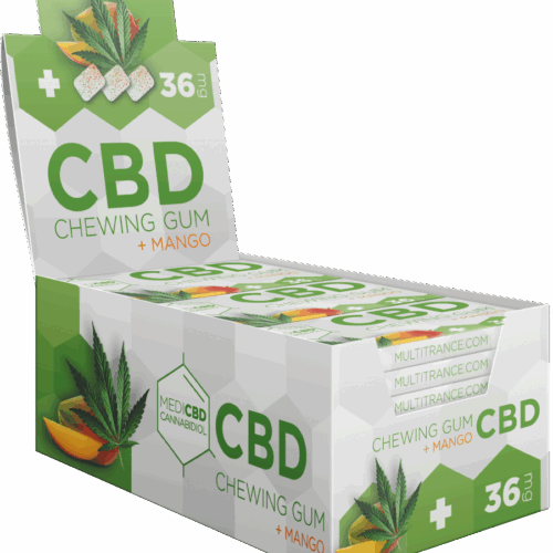 MediCBD Mangó CBD rágógumi (36 mg CBD)