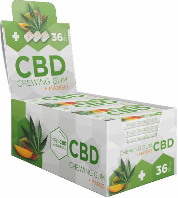 MediCBD Mangó CBD rágógumi (36 mg CBD)