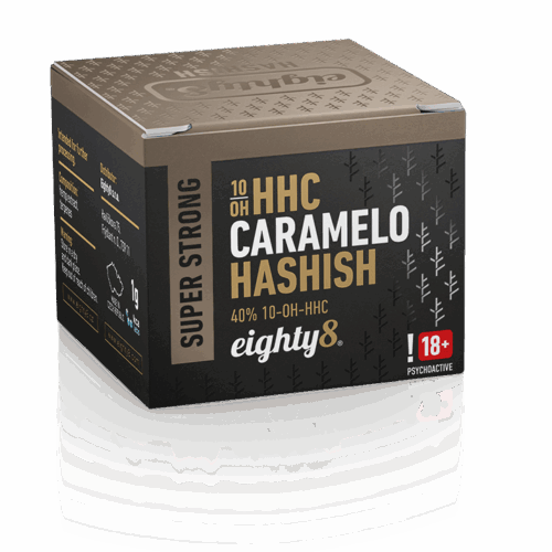Eighty8 10-OH-HHC Hashish Super Strong Caramelo