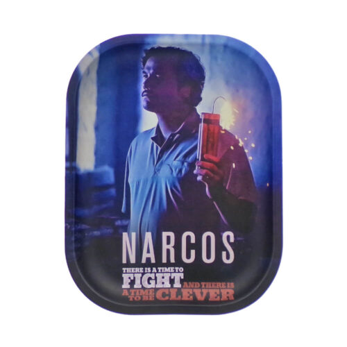 Narcos Fém gurulós tálca Pablo Edition