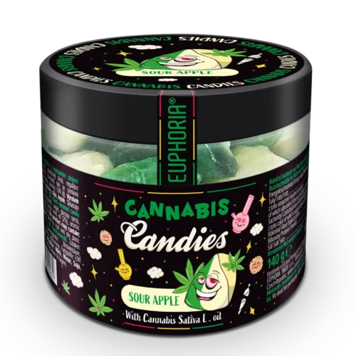 Euphoria Cannabis cukorka savanyú alma