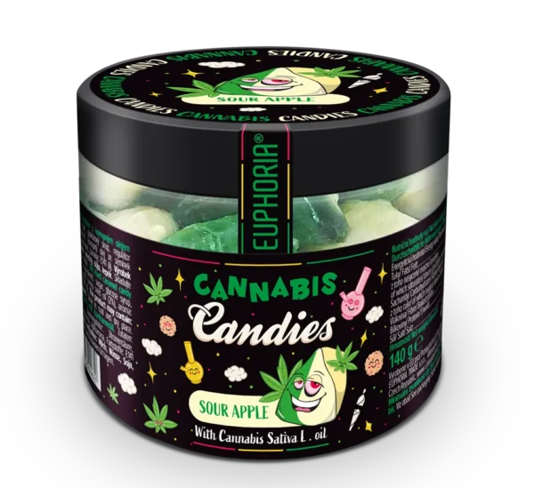 Euphoria Cannabis cukorka savanyú alma