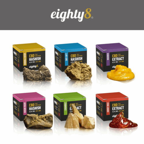 Eighty8 CBD koncentrátumok - Minden egyben