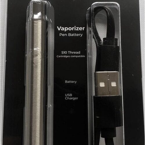 X-Pen Ezüst Vape toll akkumulátor 510-el szál + USB töltő