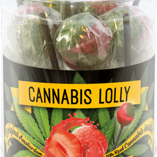 Cannabis Strawberry Haze Lollies – ajándékdoboz (10 nyalóka)