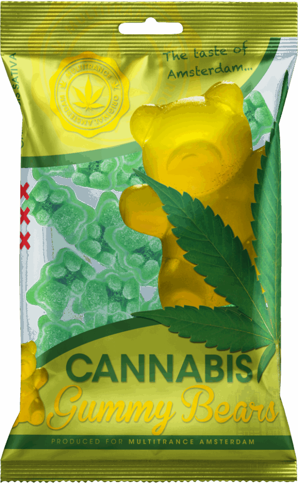 Cannabis nyúlós medvék