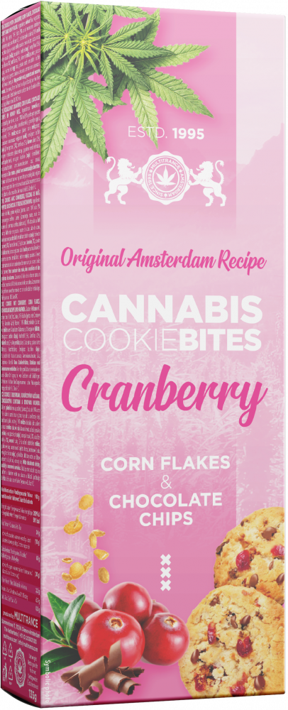 Cannabis Cranberry Cookie Bites