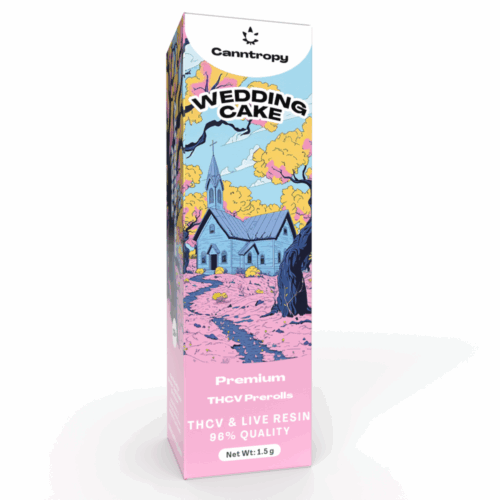 Canntropy THCV Prerolls Wedding Cake élő gyanta terpének